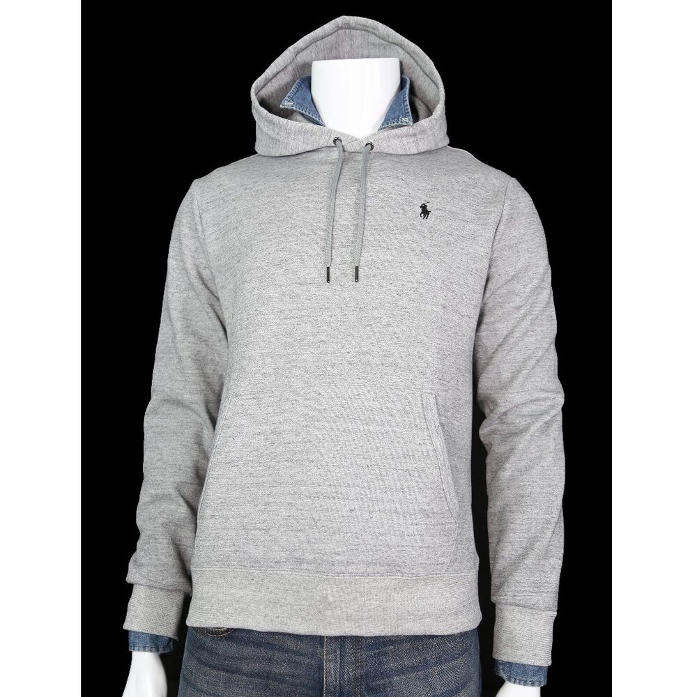 NWT Polo Ralph Lauren Men Pony CLSC Pullover Hoodie Sweatshirt Gray MSRP $138